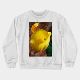 Yellow Calla Lilly Crewneck Sweatshirt